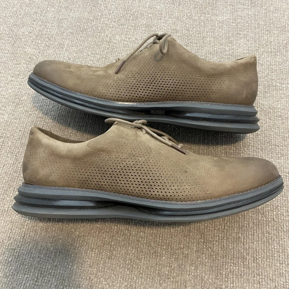 Cole Haan OriginalGrand‎ Shoes Mens Size 13 M Brown Nubuck Derby Dress C33812